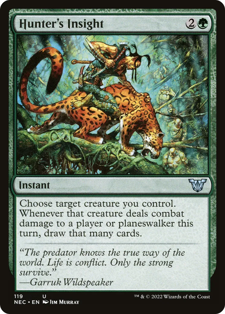 Hunter's Insight — Neon Dynasty Commander — Magic: The Gathering