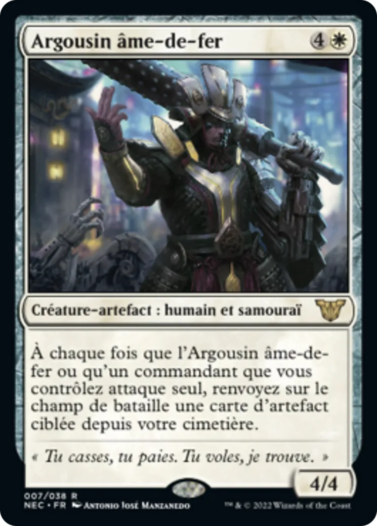 Argousin âme-de-fer from Neon Dynasty Commander - Magic: The Gathering