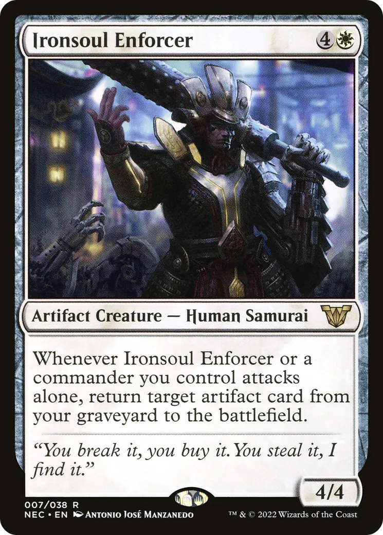 Ironsoul Enforcer — Neon Dynasty Commander — Magic: The Gathering