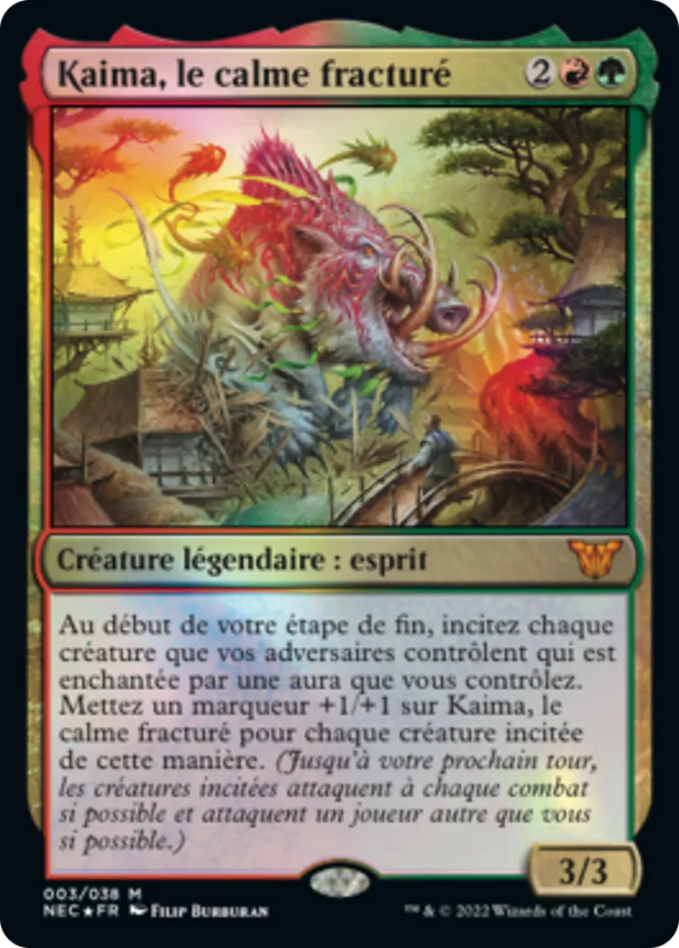 Kaima, le calme fracturé — Neon Dynasty Commander — Magic: The Gathering