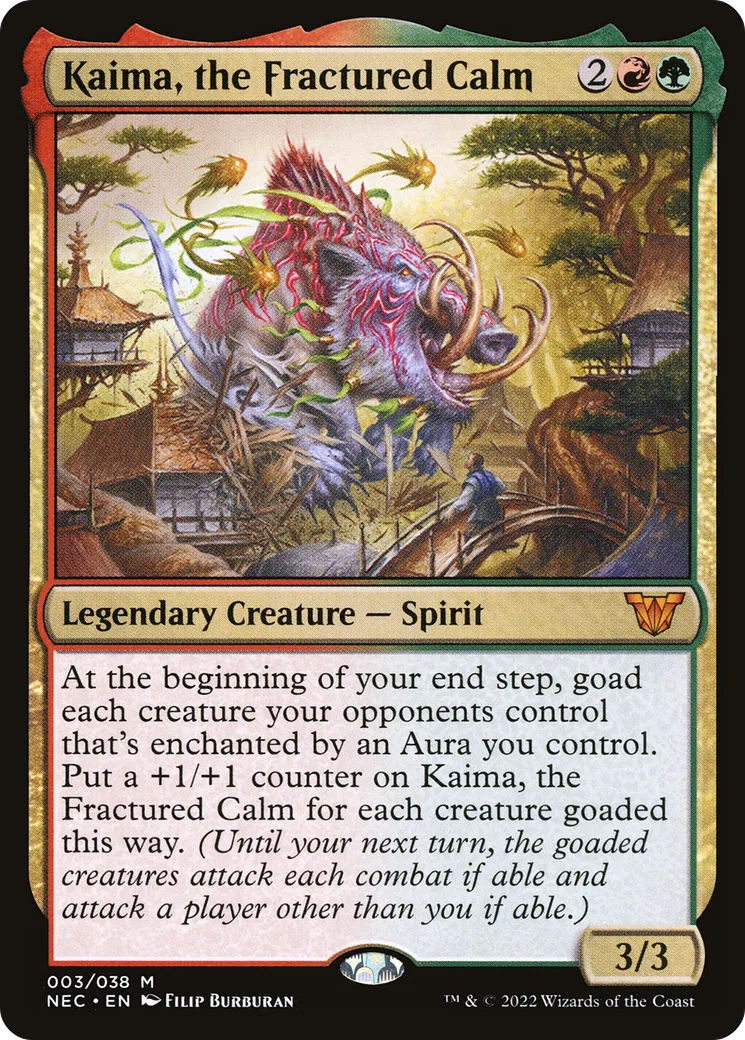 Kaima, the Fractured Calm — Neon Dynasty Commander — Magic: The Gathering