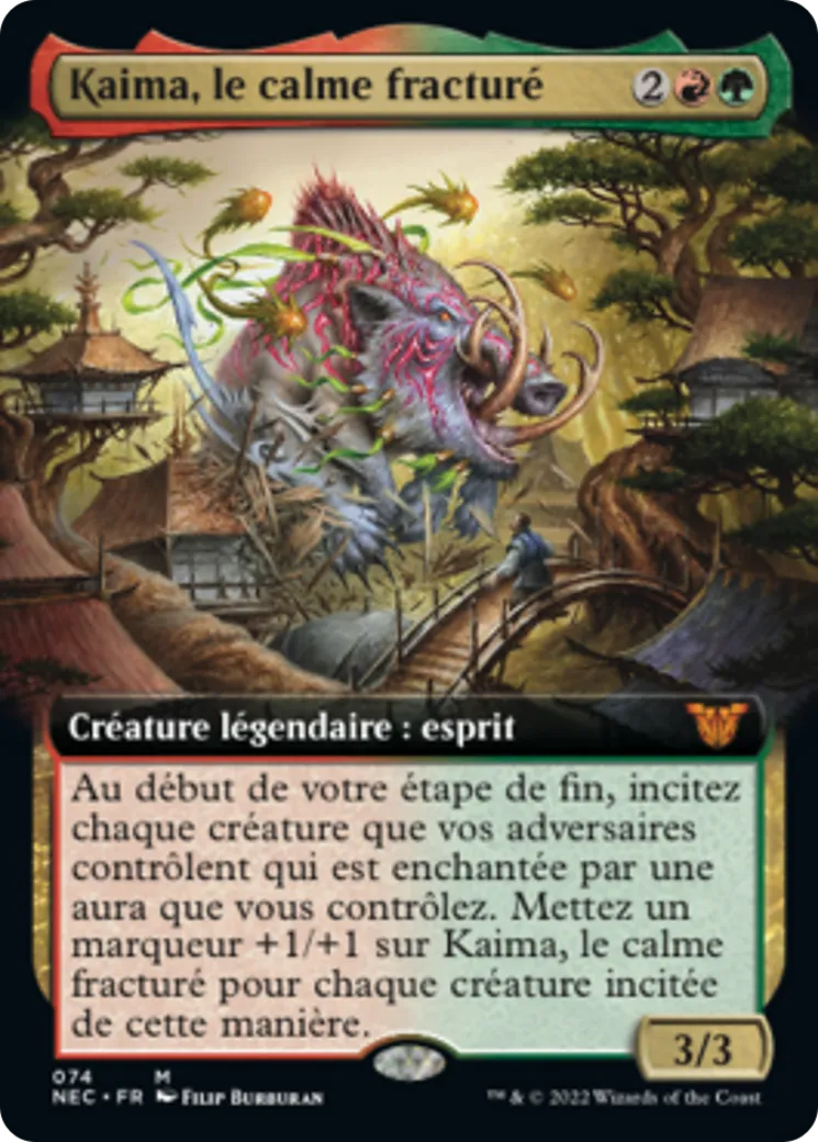 Kaima, le calme fracturé — Neon Dynasty Commander — Magic: The Gathering