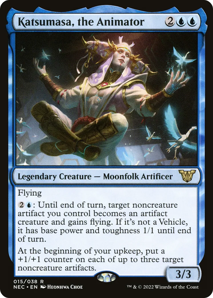 Katsumasa, the Animator — Neon Dynasty Commander — Magic: The Gathering