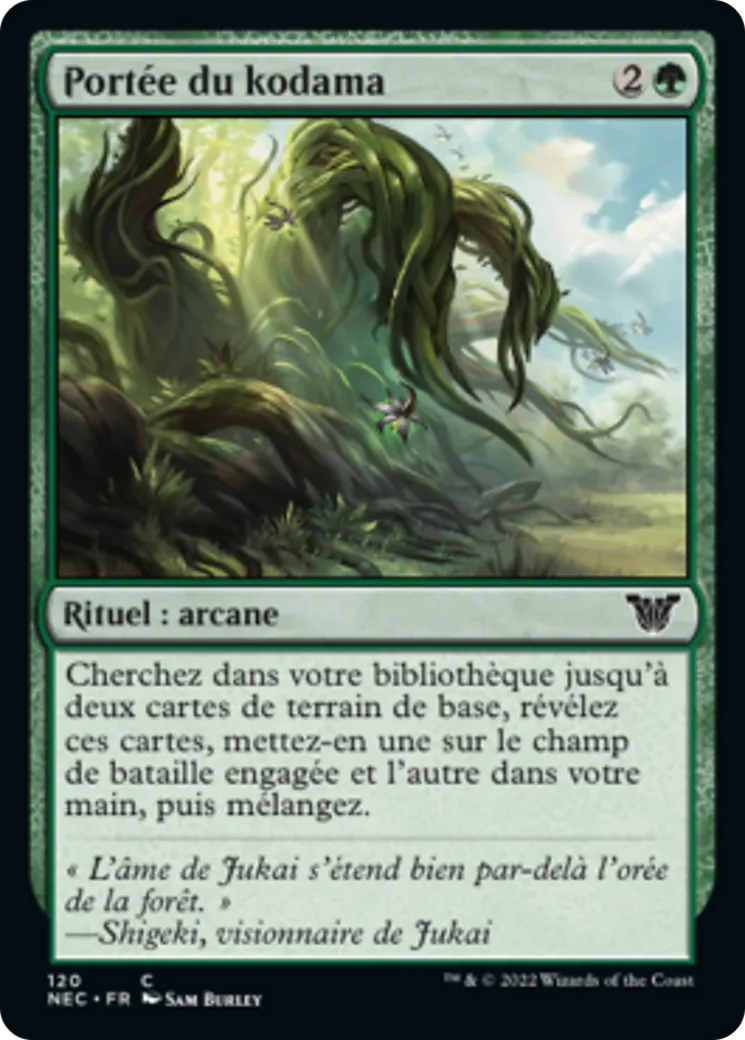 Portée du kodama — Neon Dynasty Commander — Magic: The Gathering