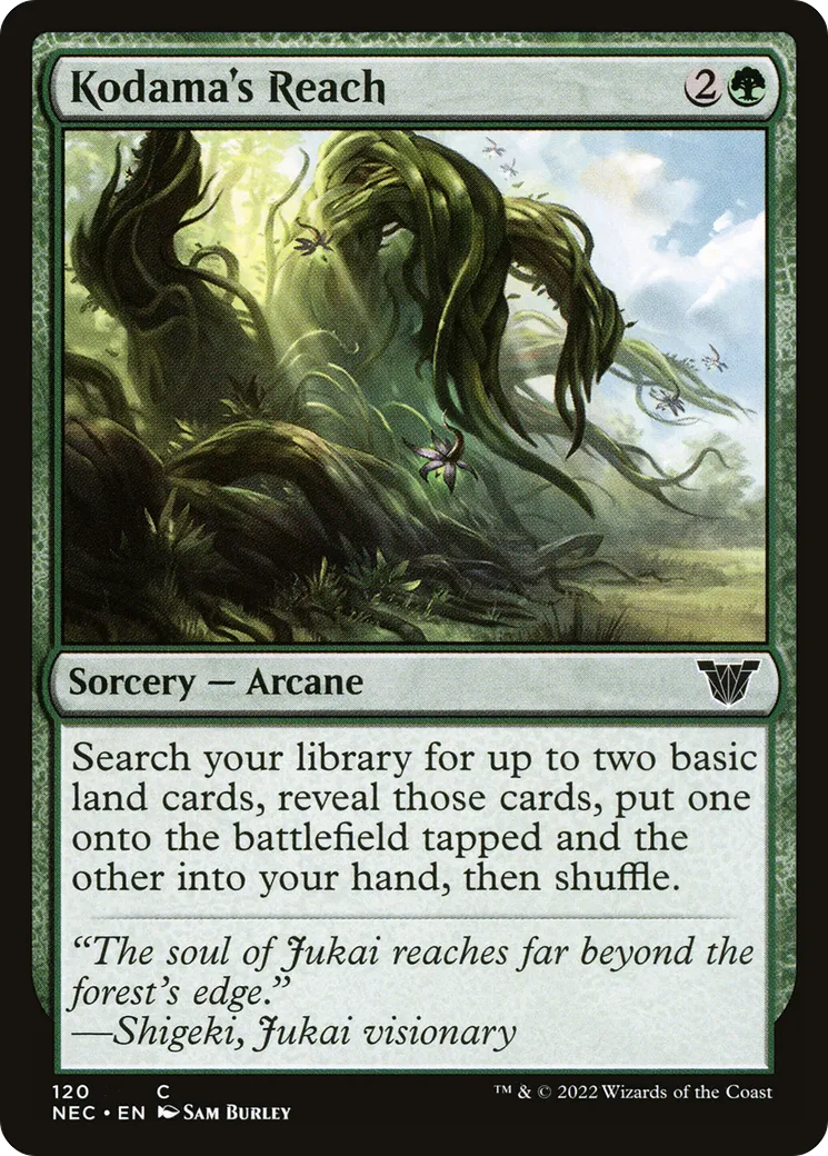 Kodama's Reach — Neon Dynasty Commander — Magic: The Gathering