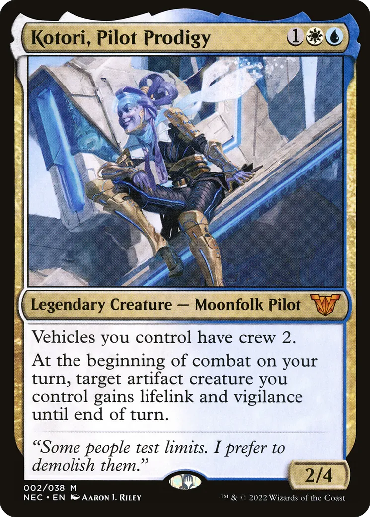 Kotori, prodige pilote — Neon Dynasty Commander — Magic: The Gathering