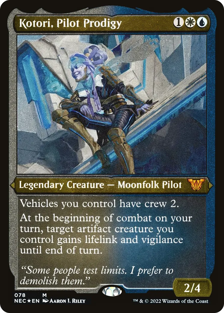 Kotori, Pilot Prodigy — Neon Dynasty Commander — Magic: The Gathering
