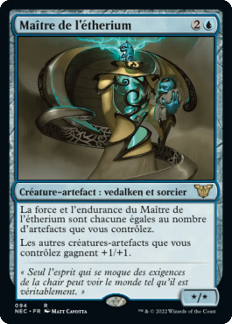 Maître de l'étherium — Neon Dynasty Commander — Magic: The Gathering