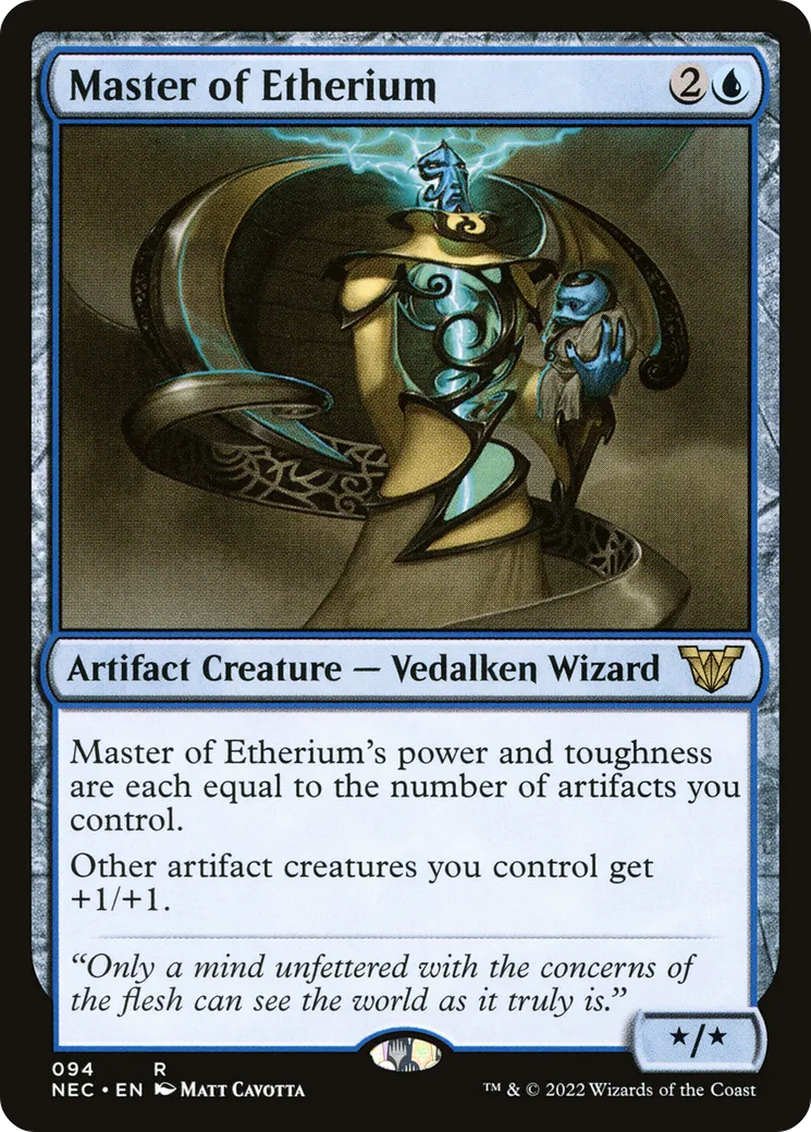 Maître de l'étherium — Neon Dynasty Commander — Magic: The Gathering