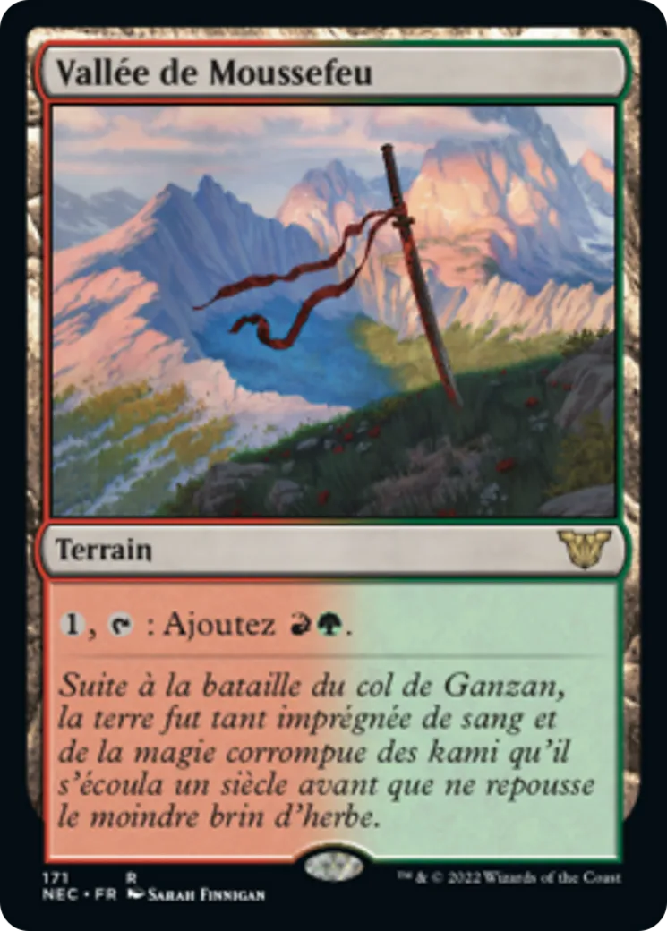 Vallée de Moussefeu — Neon Dynasty Commander — Magic: The Gathering