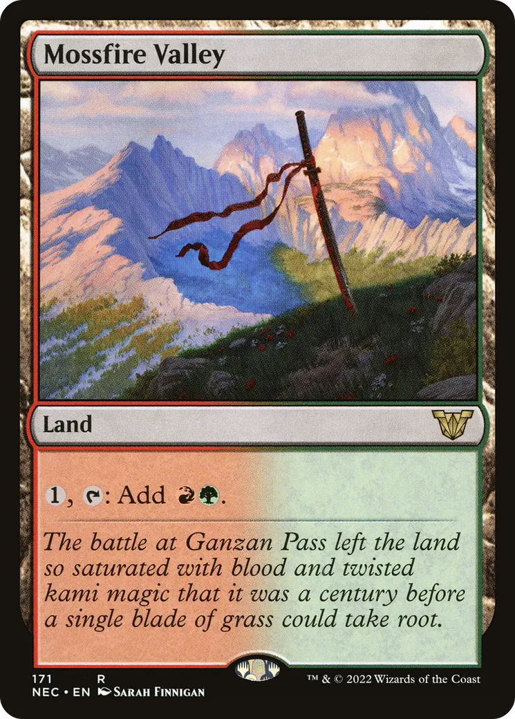 Mossfire Valley — Neon Dynasty Commander — Magic: The Gathering