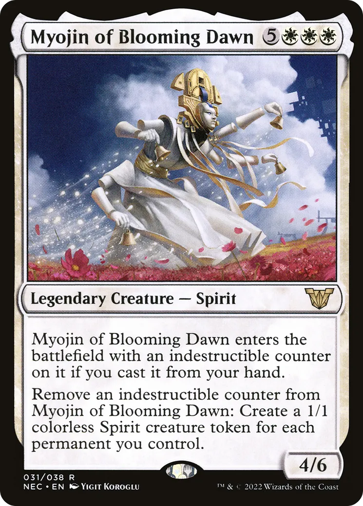 Myojin of Blooming Dawn — Neon Dynasty Commander — Magic: The Gathering