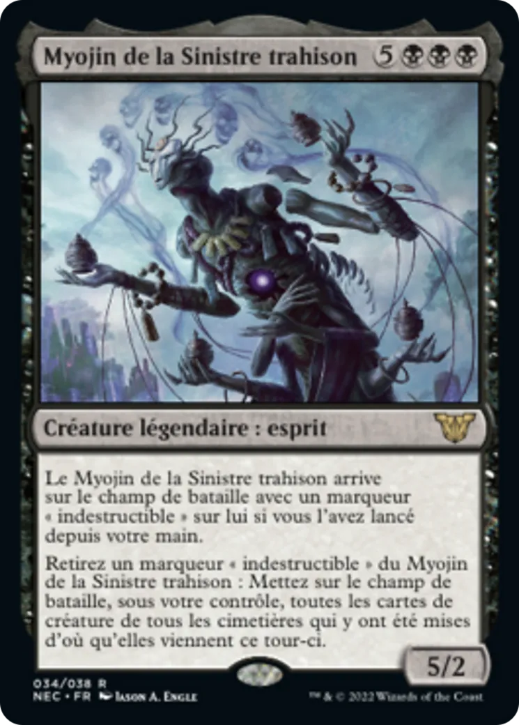 Myojin de la Sinistre trahison — Neon Dynasty Commander — Magic: The Gathering