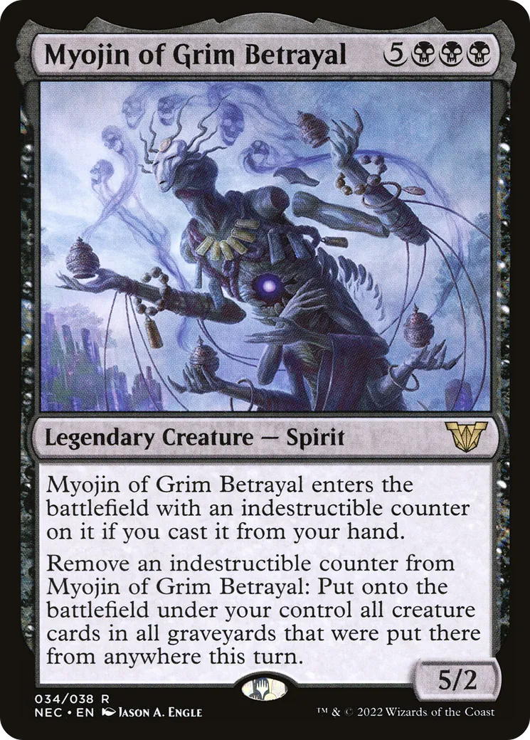 Myojin of Grim Betrayal — Neon Dynasty Commander — Magic: The Gathering