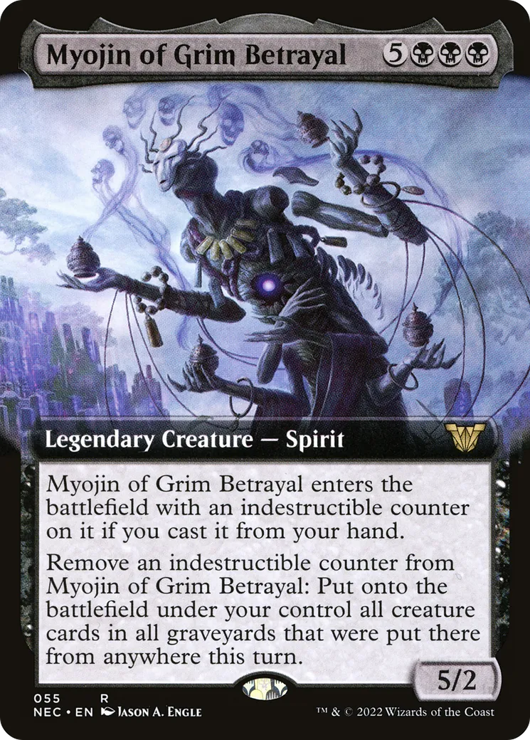 Myojin of Grim Betrayal — Neon Dynasty Commander — Magic: The Gathering