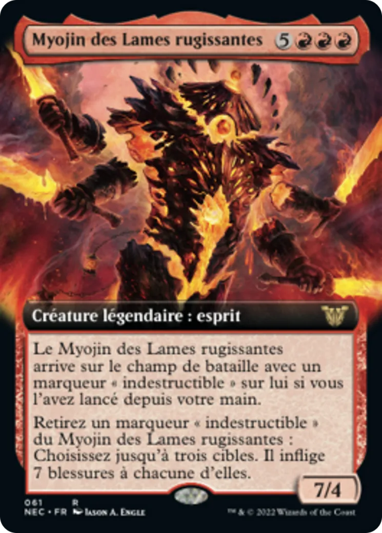 Myojin des Lames rugissantes — Neon Dynasty Commander — Magic: The Gathering