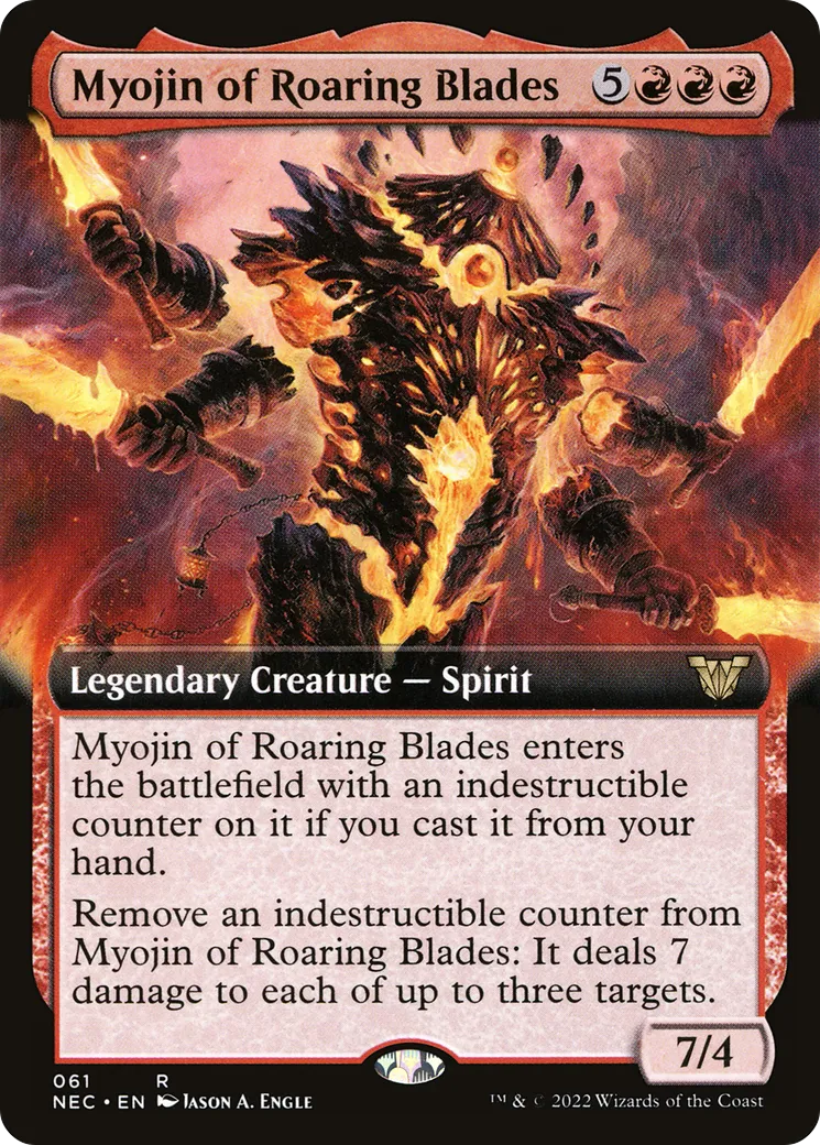 Myojin of Roaring Blades — Neon Dynasty Commander — Magic: The Gathering