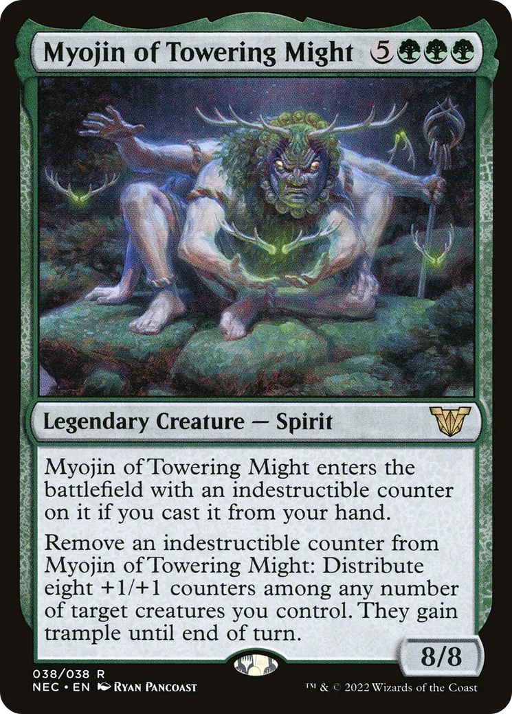 Myojin of Towering Might — Neon Dynasty Commander — Magic: The Gathering