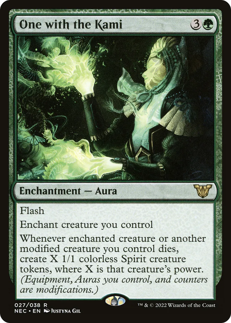 En harmonie avec les kami — Neon Dynasty Commander — Magic: The Gathering