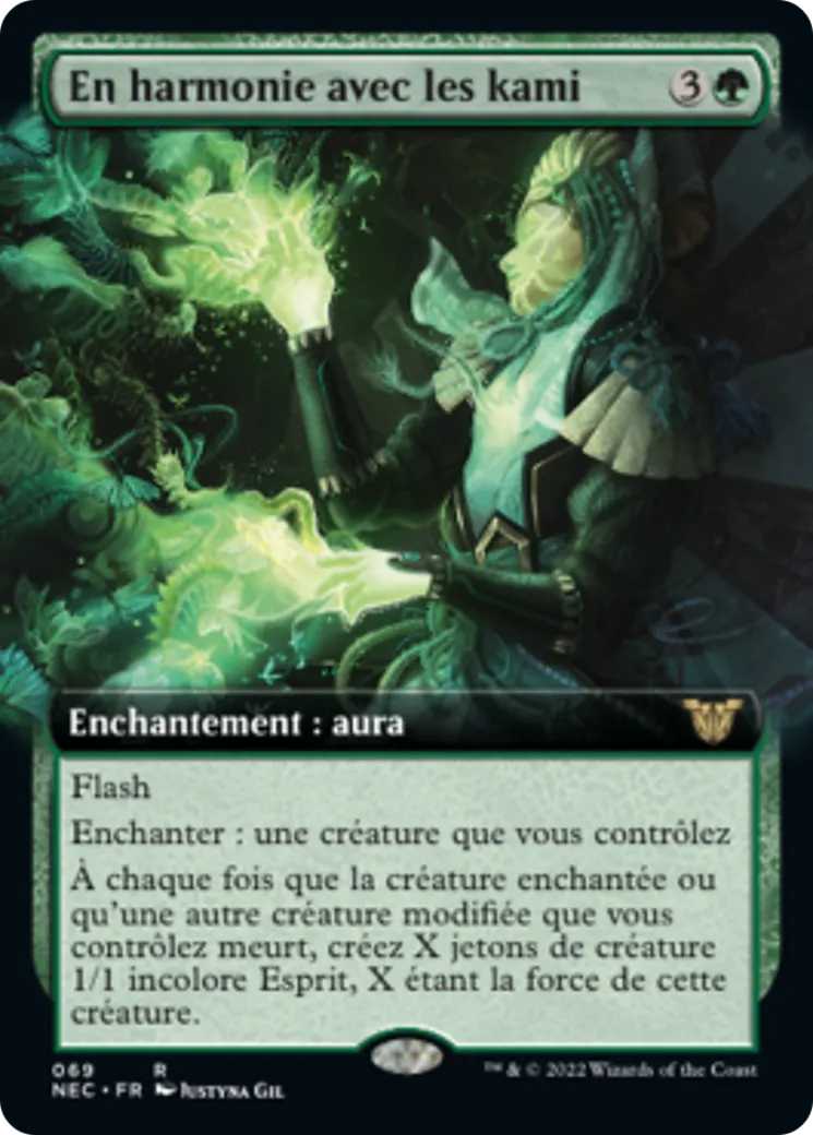 En harmonie avec les kami — Neon Dynasty Commander — Magic: The Gathering