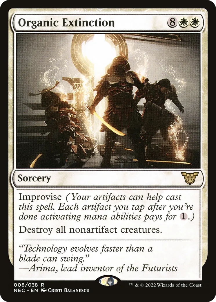 Organic Extinction — Neon Dynasty Commander — Magic: The Gathering