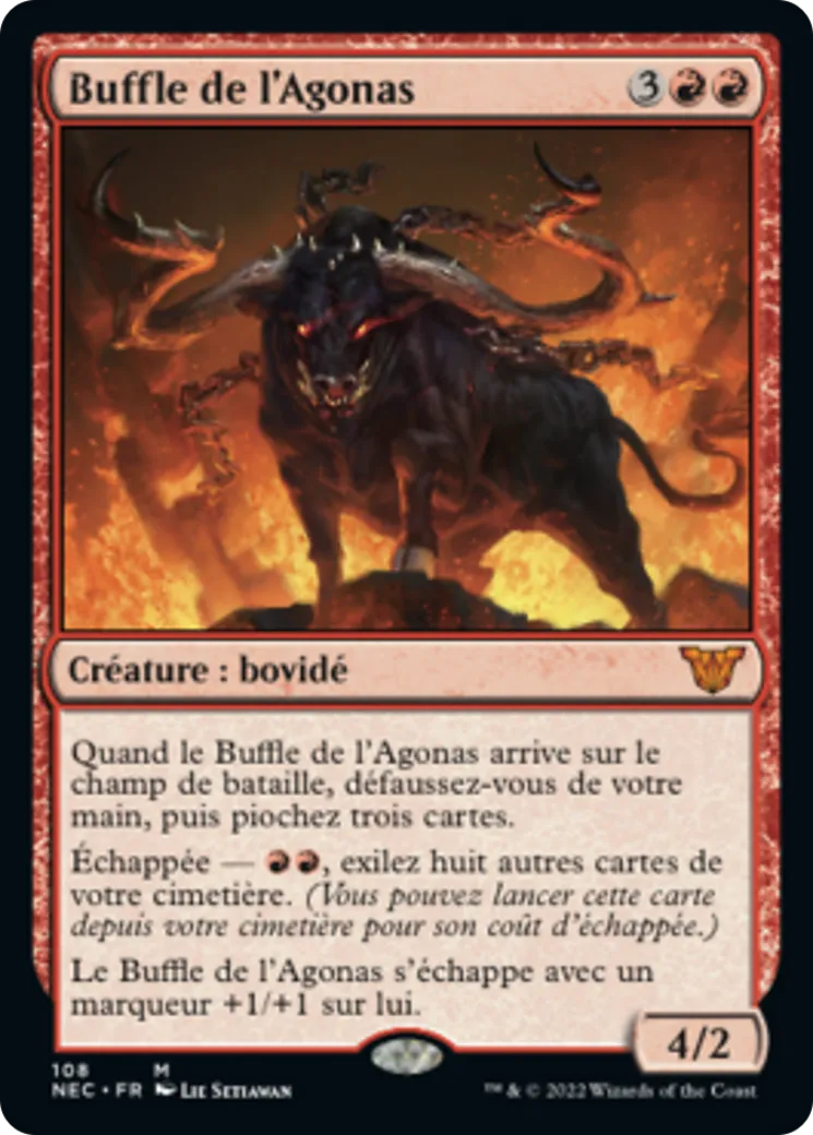 Buffle de l'Agonas from Neon Dynasty Commander - Magic: The Gathering