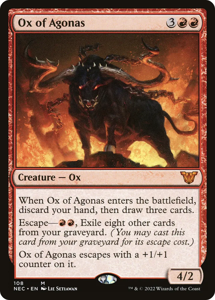 Ox of Agonas from Neon Dynasty Commander - Magic: The Gathering