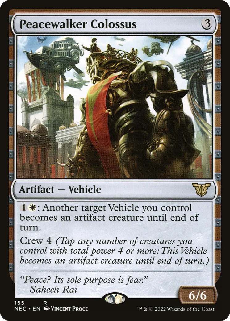 Peacewalker Colossus — Neon Dynasty Commander — Magic: The Gathering
