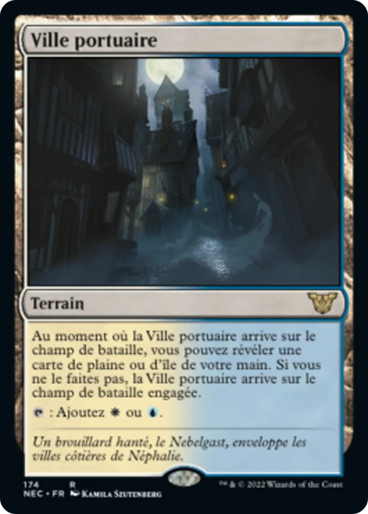 Ville portuaire — Neon Dynasty Commander — Magic: The Gathering