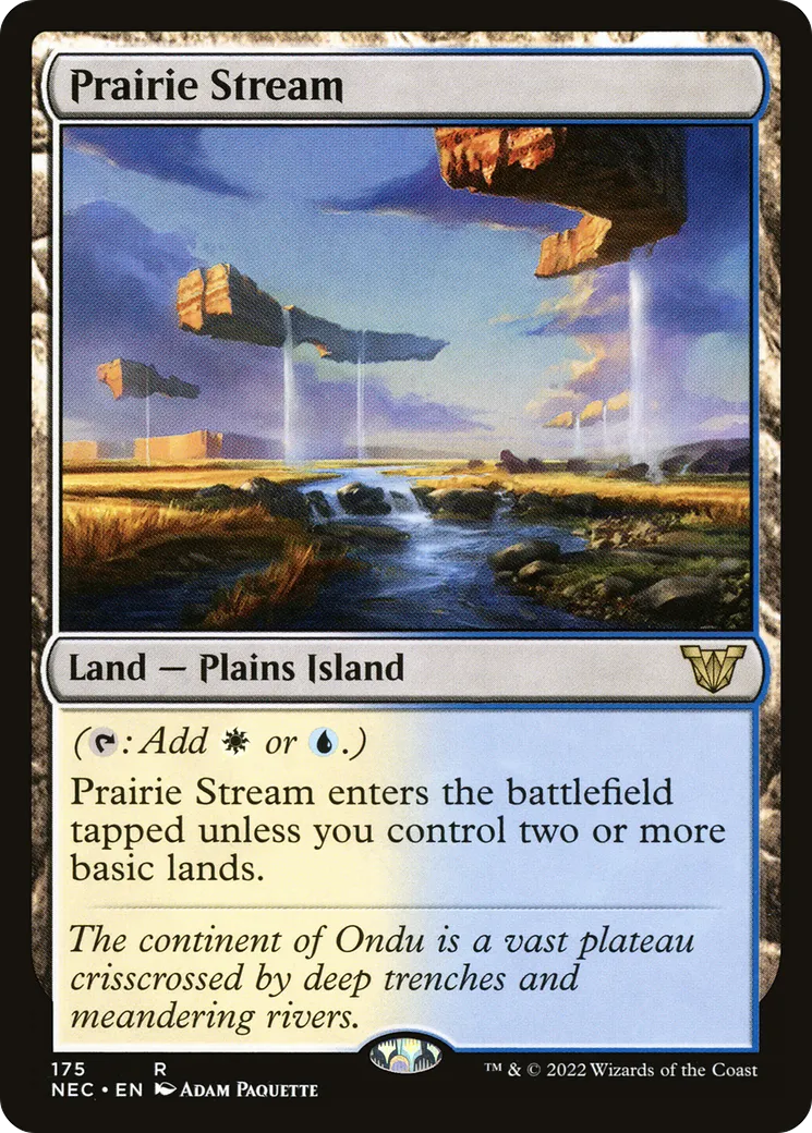 Prairie Stream — Neon Dynasty Commander — Magic: The Gathering
