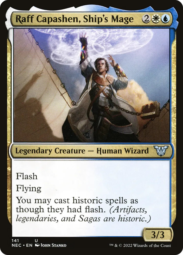 Raff Capashen, Ship's Mage — Neon Dynasty Commander — Magic: The Gathering