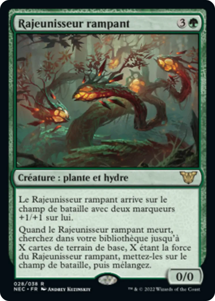 Rajeunisseur rampant — Neon Dynasty Commander — Magic: The Gathering