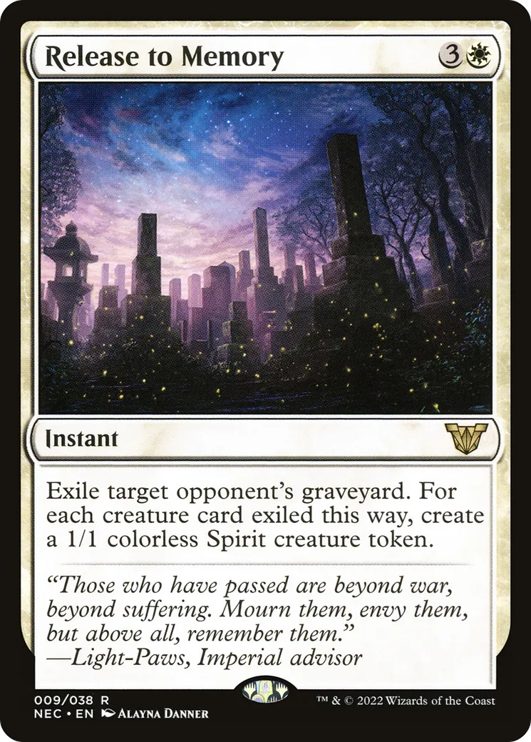 Release to Memory — Neon Dynasty Commander — Magic: The Gathering