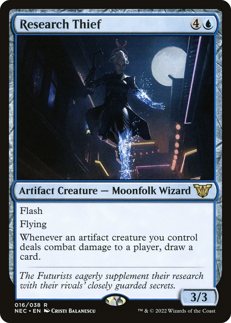 Research Thief — Neon Dynasty Commander — Magic: The Gathering