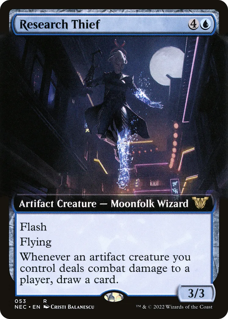 Research Thief — Neon Dynasty Commander — Magic: The Gathering