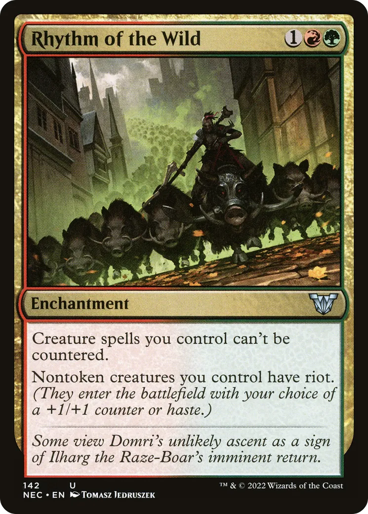Rhythm of the Wild — Neon Dynasty Commander — Magic: The Gathering