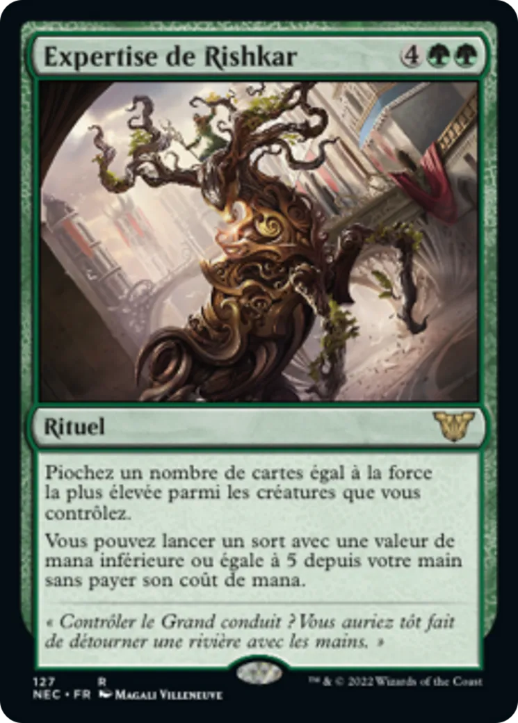 Expertise de Rishkar — Neon Dynasty Commander — Magic: The Gathering