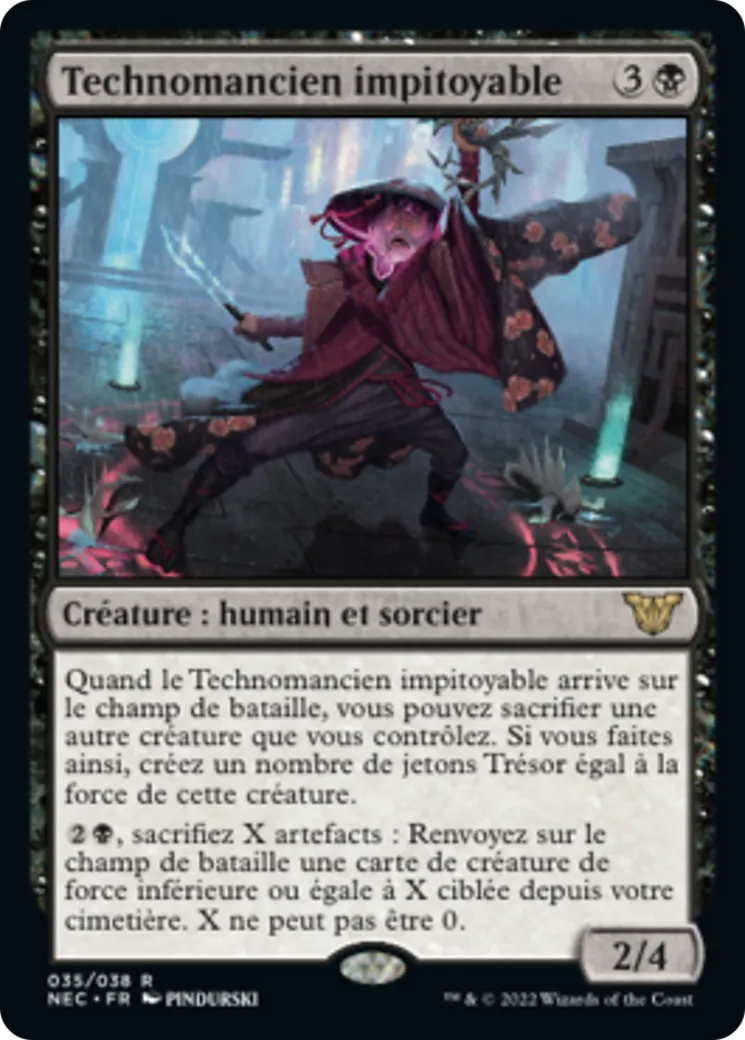 Technomancien impitoyable — Neon Dynasty Commander — Magic: The Gathering