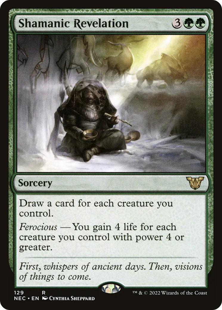 Shamanic Revelation — Neon Dynasty Commander — Magic: The Gathering