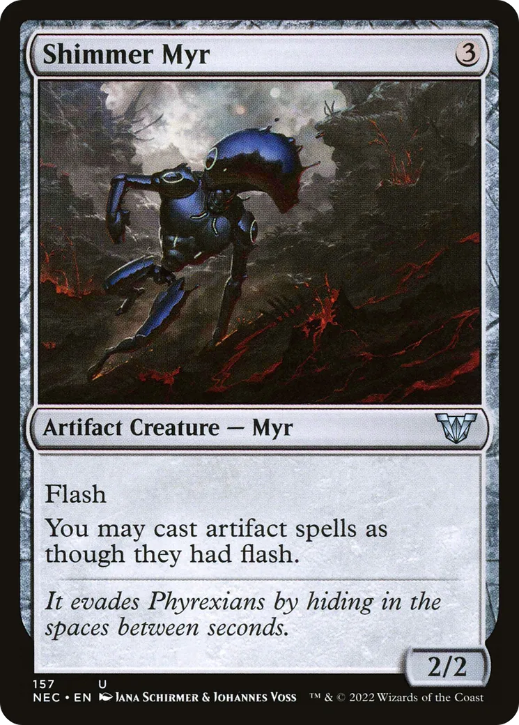 Shimmer Myr — Neon Dynasty Commander — Magic: The Gathering
