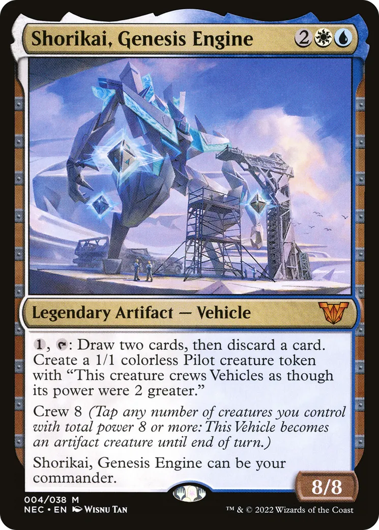 Shorikai, Genesis Engine from Neon Dynasty Commander - Magic: The Gathering