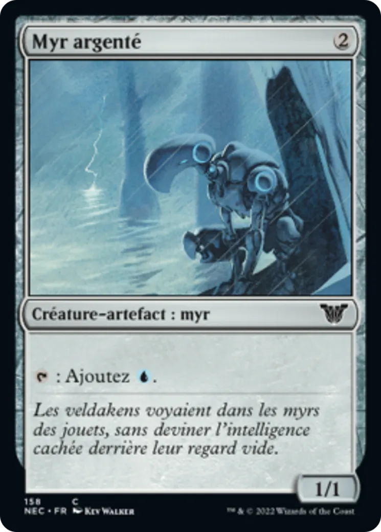 Myr argenté — Neon Dynasty Commander — Magic: The Gathering