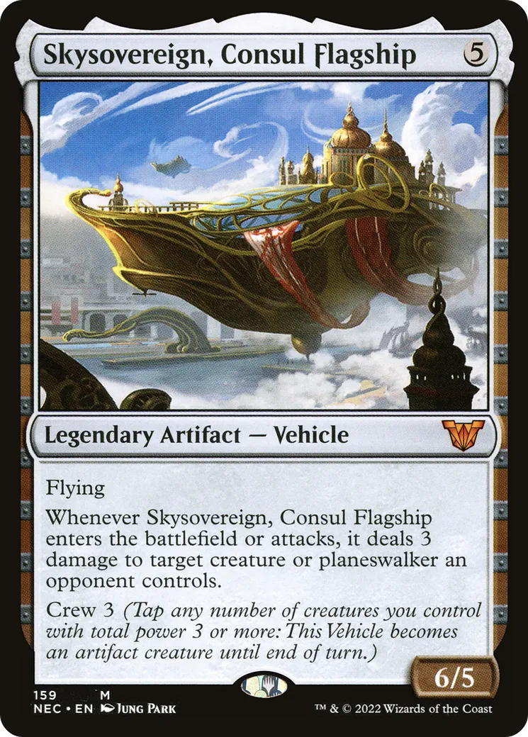 Skysovereign, Consul Flagship — Neon Dynasty Commander — Magic: The Gathering
