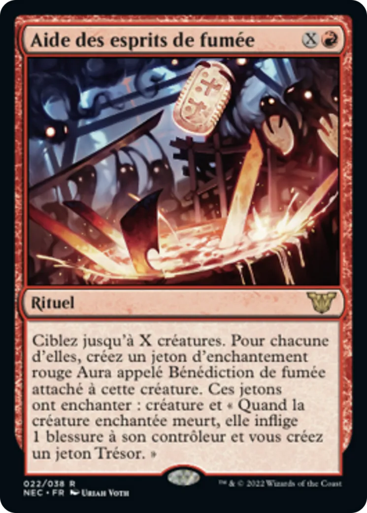 Aide des esprits de fumée — Neon Dynasty Commander — Magic: The Gathering