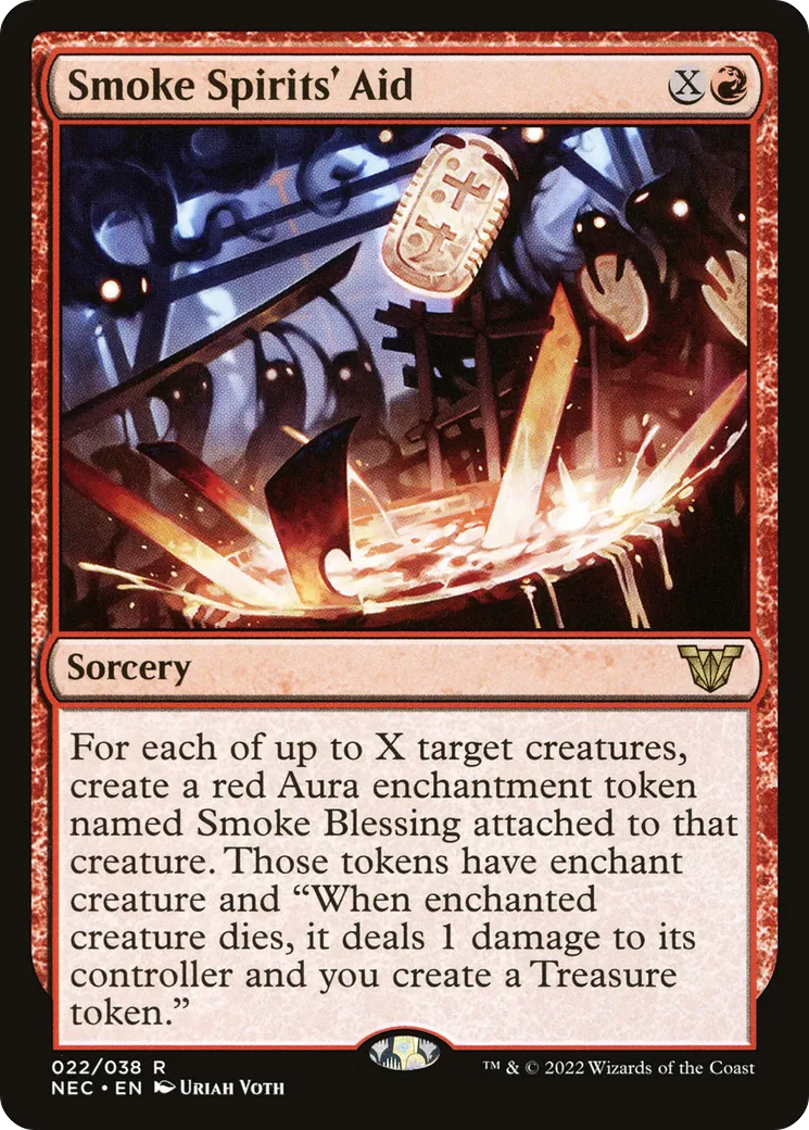 Aide des esprits de fumée — Neon Dynasty Commander — Magic: The Gathering