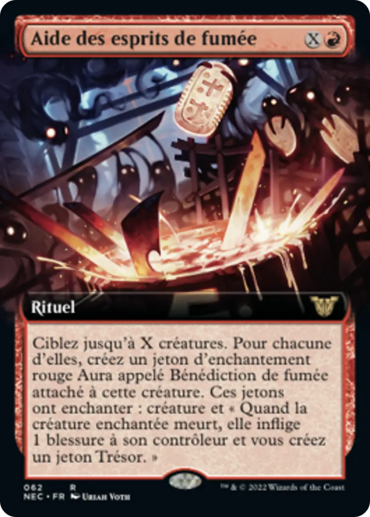 Aide des esprits de fumée — Neon Dynasty Commander — Magic: The Gathering