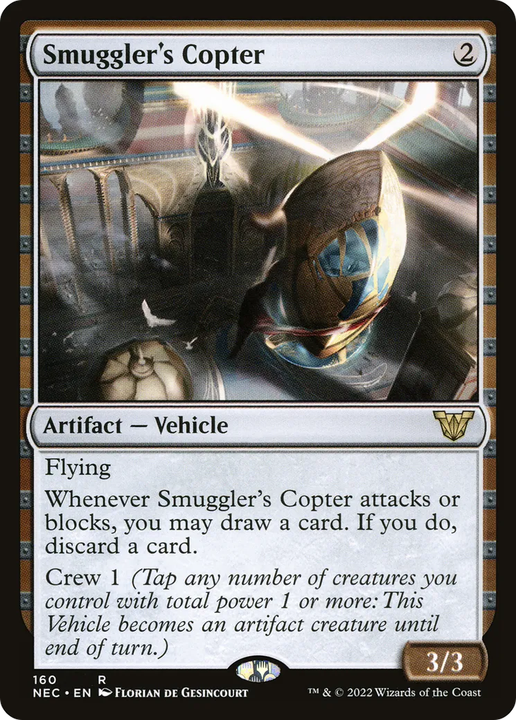 Smuggler's Copter — Neon Dynasty Commander — Magic: The Gathering