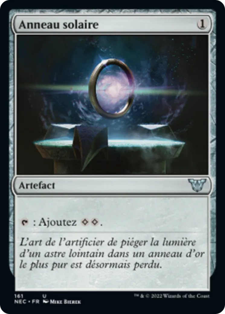 Anneau solaire — Neon Dynasty Commander — Magic: The Gathering