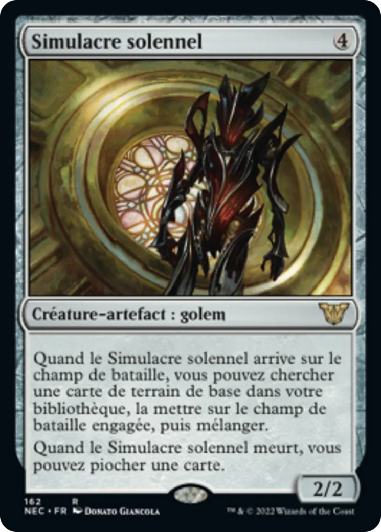 Simulacre solennel — Neon Dynasty Commander — Magic: The Gathering