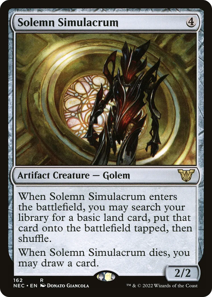 Solemn Simulacrum — Neon Dynasty Commander — Magic: The Gathering